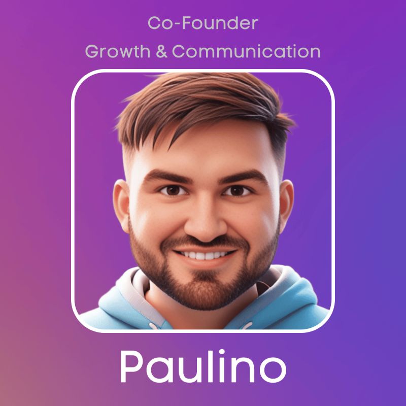 Digital avatar of Paulino, Co-Founder and Chief Growth Officer of ProudZone.